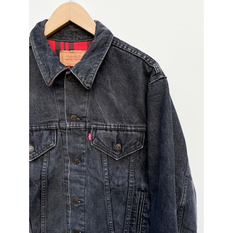ちゃさま専用 80s Levi's 70411 先染め ブラックデニムジャケット 80s