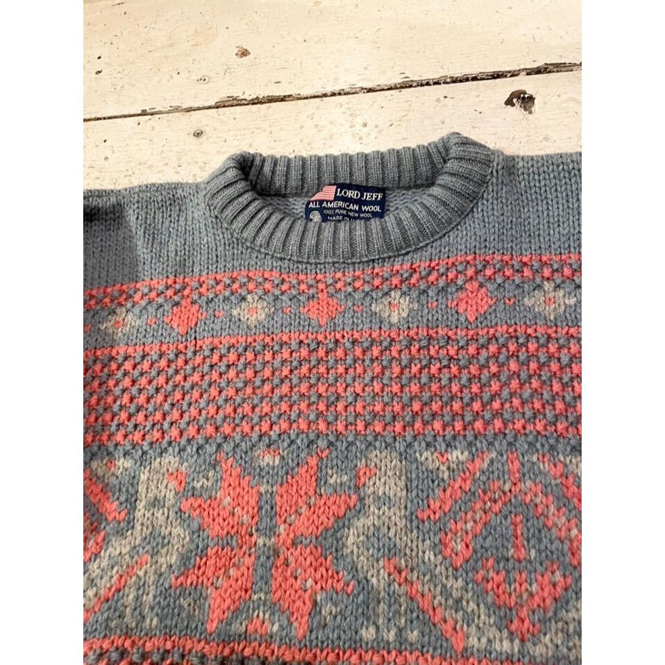 LORD JEEF コットンニット　made in usa LORD JEEF コットンニット made in usa