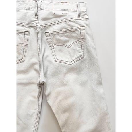 90s Levi’s 501 WHITE DENIM PANTS MADE IN USA 🇺🇸 Size W32L30→W32L29