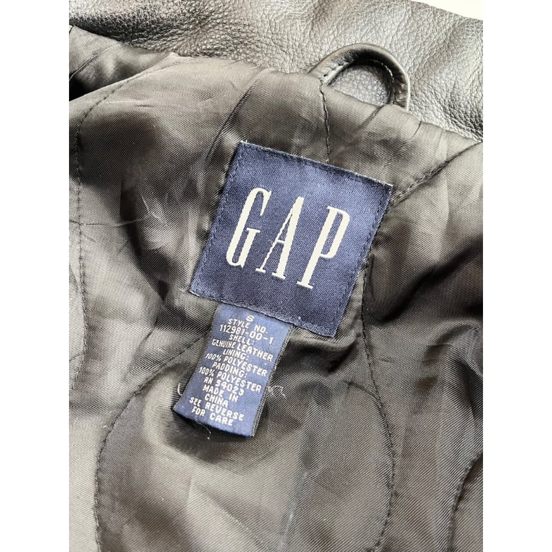 GAPジーンズコート L 90s GAP LEATHER CARCOAT Size S | KORDS
