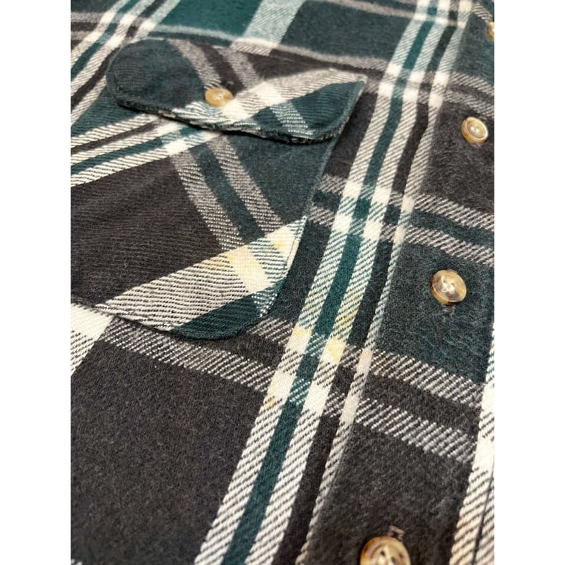 90s FIVE BROTHER FLANNEL SHIRT Size XL-TALL | K
