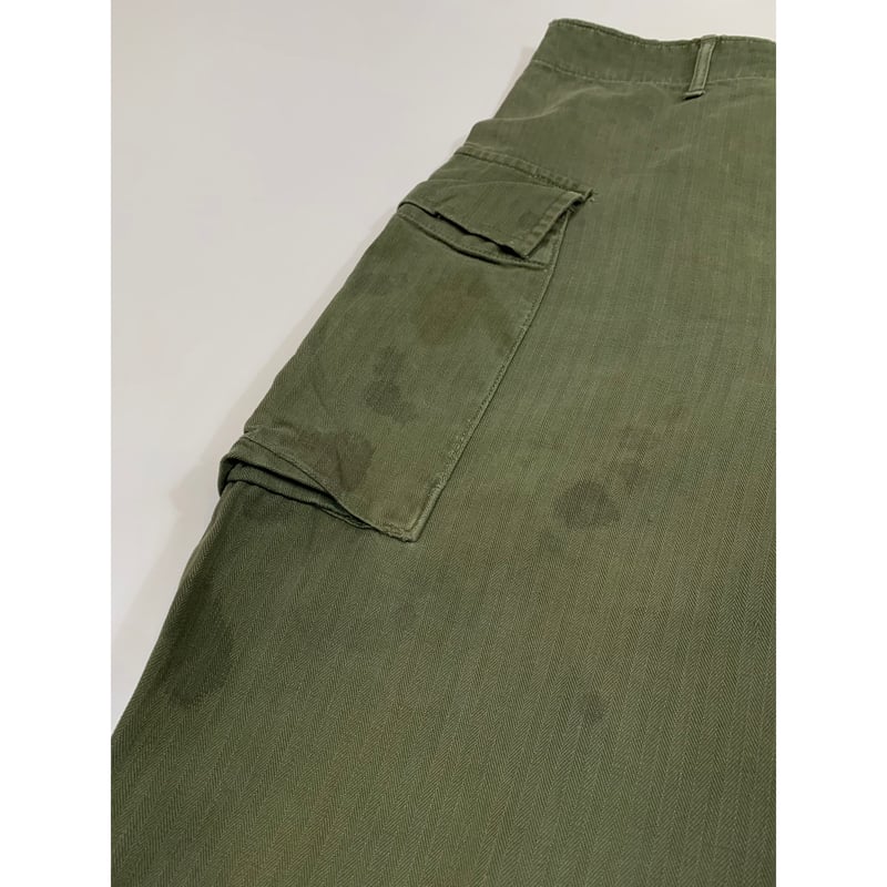 40s US ARMY M-43 HBT CARGO PANTS Size W32L33→W3 40s US ARMY M-43 HBT CARGO PANTS Size W32L33→W3