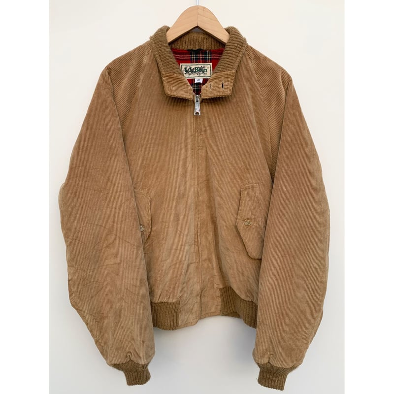 80s L.L.Bean CORDUROY HARRINGTON JACKET Size 42