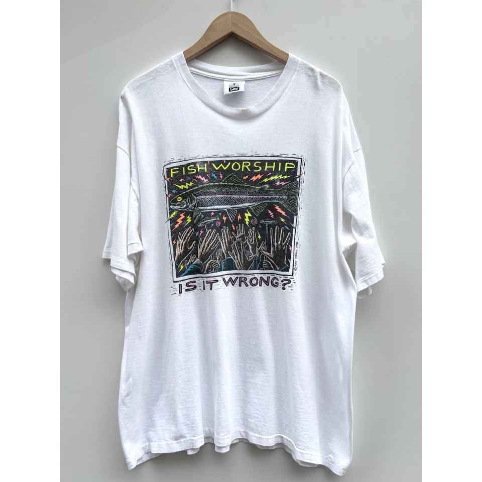 90s RAY TROLL ART Tee MADE IN USA🇺🇸 Size XL | K 90s RAY TROLL ART Tee MADE IN USA🇺🇸 Size XL | K