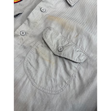60s Lee "HBT" WORK SHIRT MADE IN USA 🇺🇸 Size 17〜17 1/2