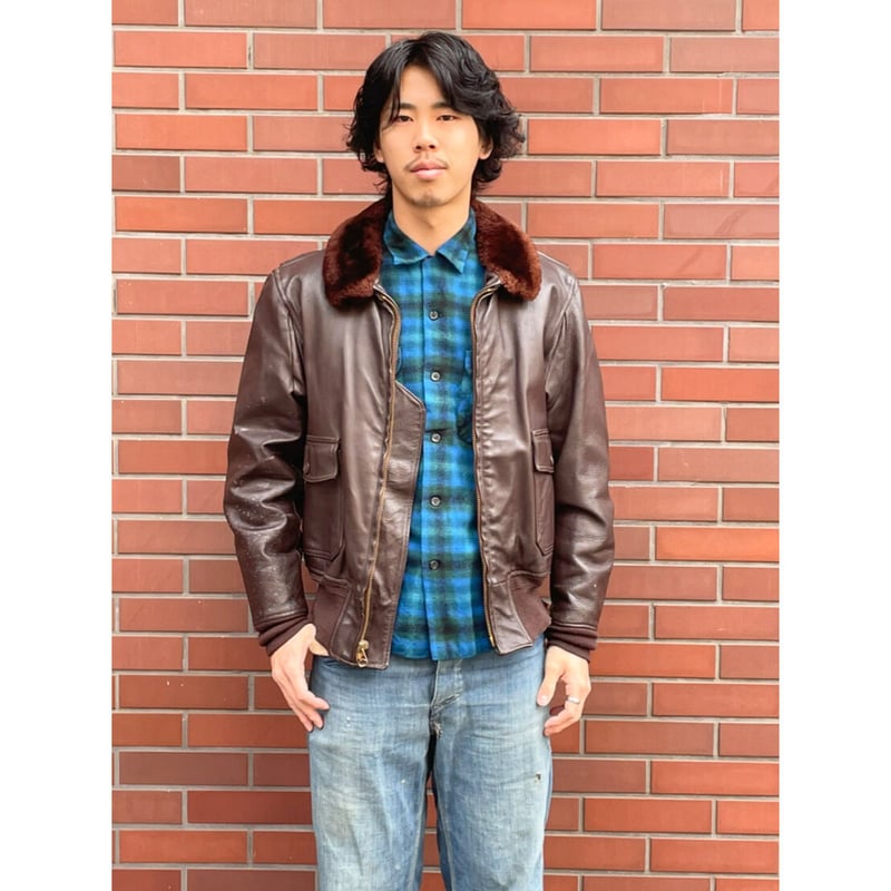 60s US NAVY G-1 FLIGHT JACKET (J-7823C) Size 4 60s US NAVY G-1 FLIGHT JACKET (J-7823C) Size 4