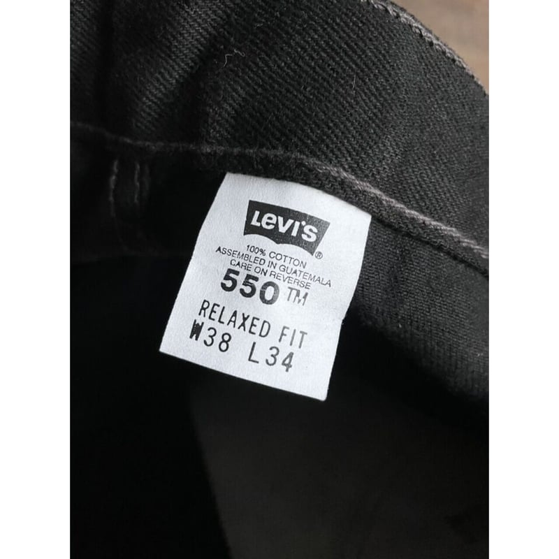 ヒ*チ様 90's Levi‘s550SALFABLACK デッドストックW36 ヒ*チ様 90's Levi's550SALFABLACK デッドストックW36 90s