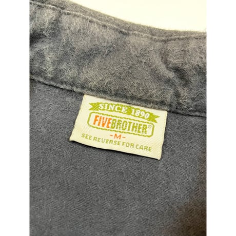 90s FIVE BROTHER CHAMOIS SHIRT MADE IN USA🇺🇸 Size M