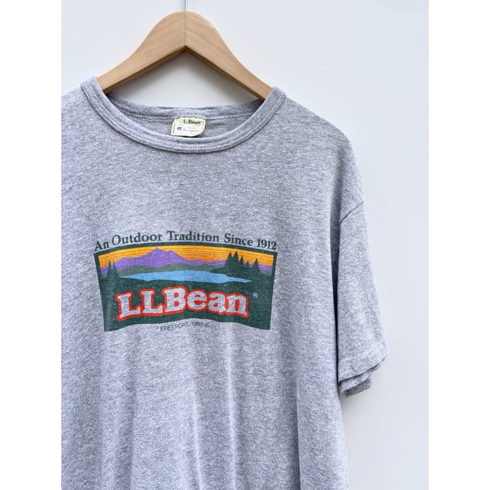 80s L.L.Bean×Champion W-NAME Tee MADE IN USA🇺🇸
