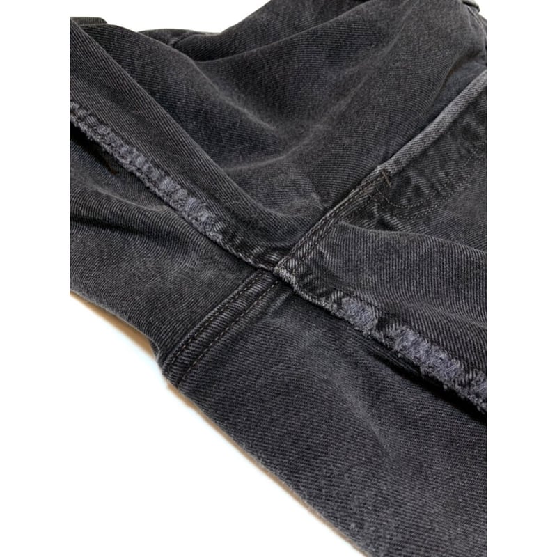 90s Levi's 501-0660 BLACK DENIM PANTS MADE IN U