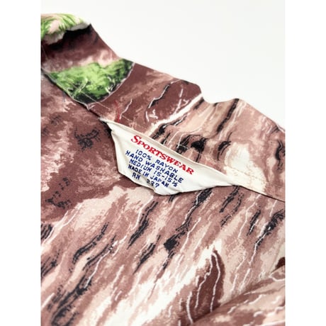 60s SPORTSWEAR HAWAIIAN SHIRT MADE IN JAPAN 🇯🇵 Size M