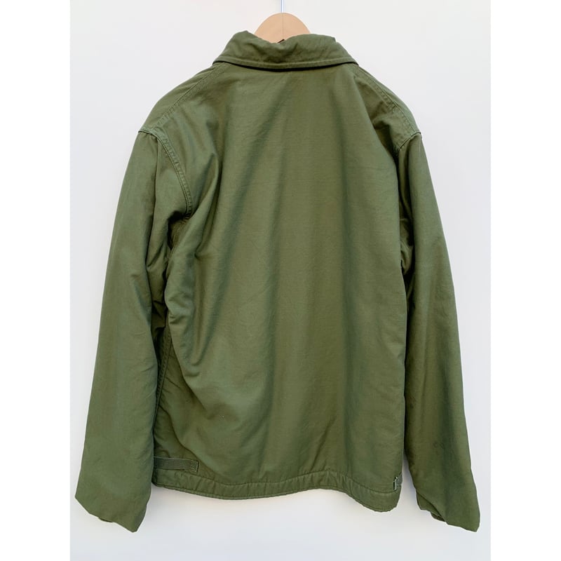 米軍 A-2　デッキジャケット US NAVY 60s後期〜70s 希少 XL 米軍 A-2 デッキジャケット US NAVY 60s後期〜70s 希少 XL