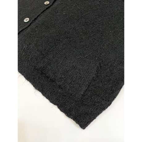 60s darlene "BLACK" MOHAIR CARDIGAN Size M程
