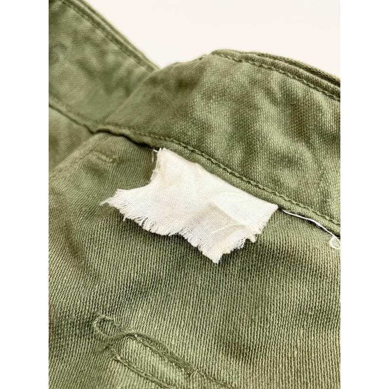 70's 米軍実物 ベイカーパンツ　SATEEN, 0G-107 us army 70s US ARMY OG-107 COTTON SATEEN BAKER PANTS Si