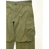 60s US AMRY Jungle Fatigue PANTS "5th TYPE" Size MEDIUM-REGULAR
