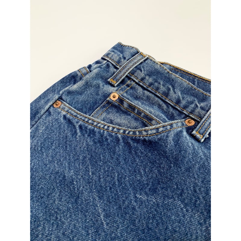Levi's505　USA 新品同様 90's Levi's 505-0259 先染め ブラックデニムパンツ 