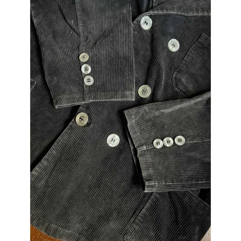 80s EIKO DOUBLE BREASTED CORDUROY WORK JACKET 🇩