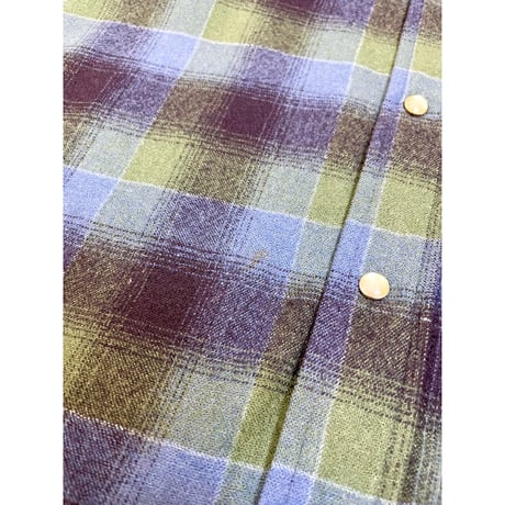 70s PENDELTON WOOL WESTERN SHIRT Size XL