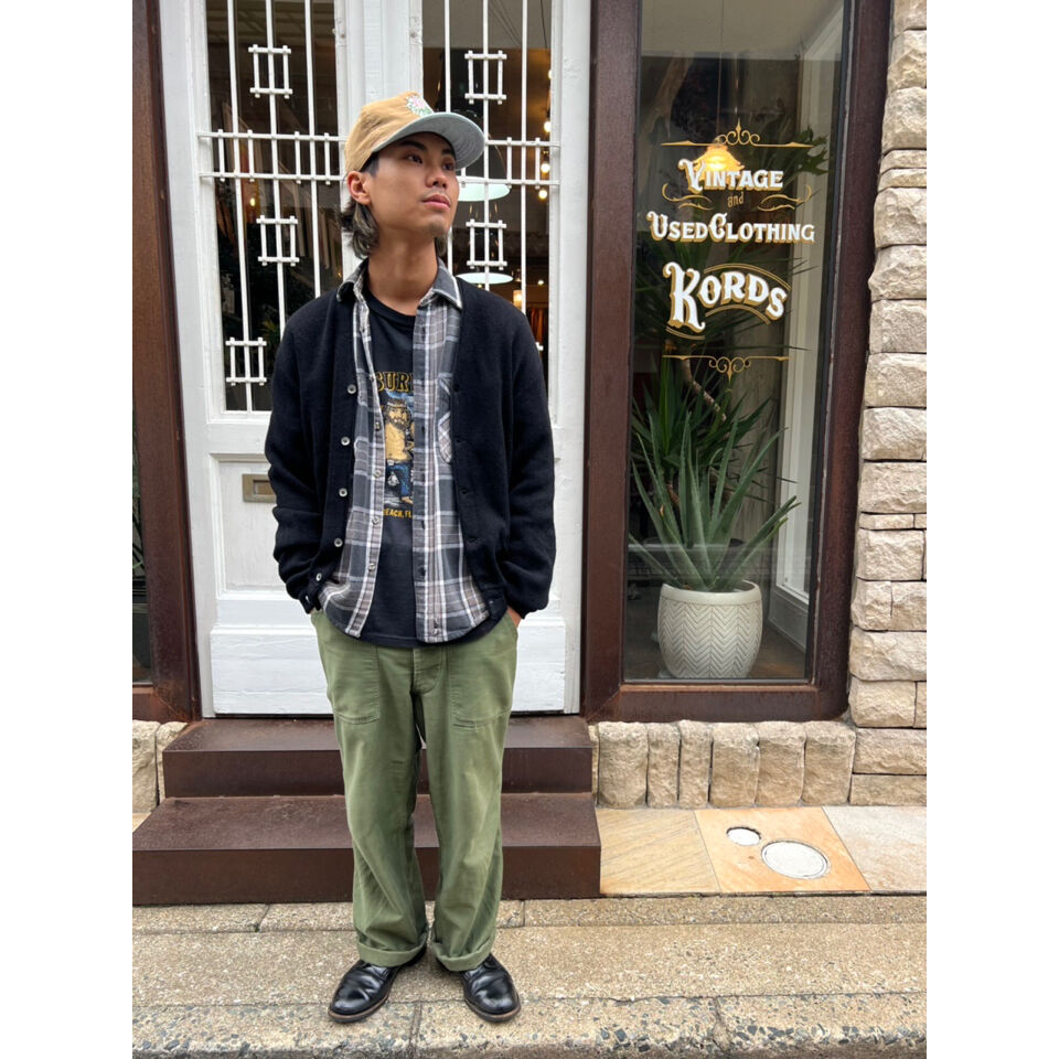 50〜60s TOWNE and KING WOOL CARDIGAN MADE IN USA