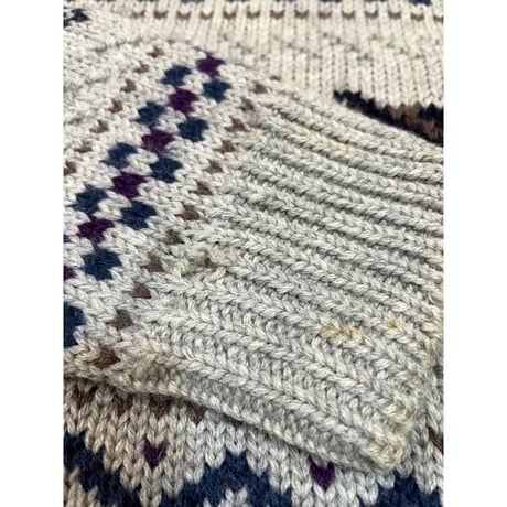 80s L.L.BEAN "ROLL NECK" WOOL SWEATER Size L