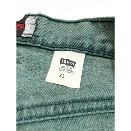 90s Levi's "Silver Tab" LOOSE DENIM Shorts MADE IN USA🇺🇸 Size W33→W32