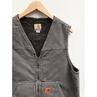00s carhartt "V NECK" DUCK VEST Size M