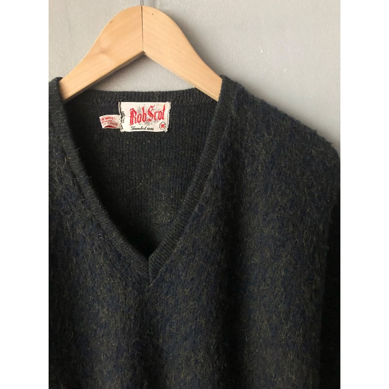 【special】60s Rob Scot モヘアカーディガン 60s ROB SCOT THUNDERBIRD MOTIF MOHAIR KNIT CARDIGAN. | 古着