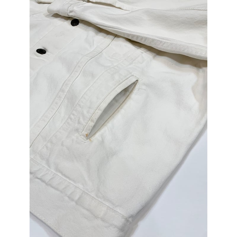 80s Levi's 70507 WHITE DENIM JACKET MADE IN USA