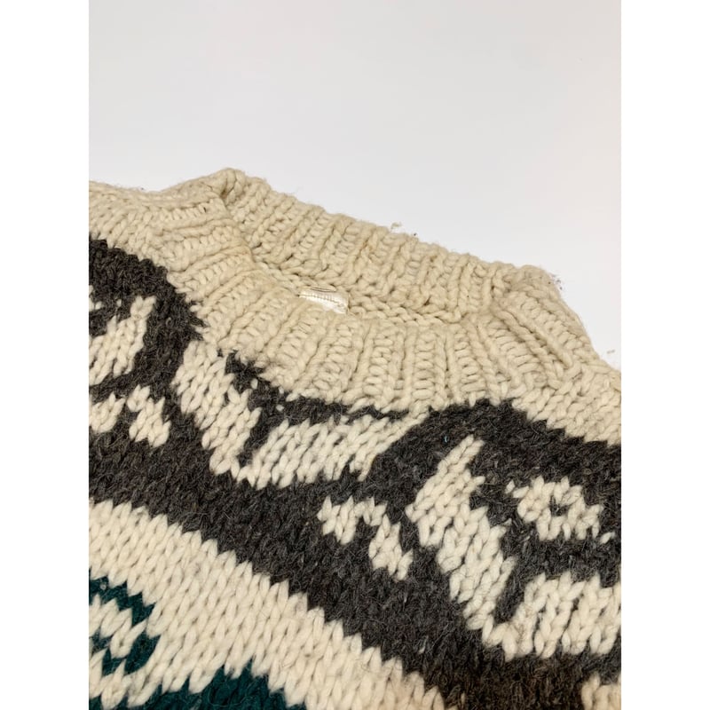 90s WOOL HAND KNIT MADE IN ECUADOR 🇪🇨 Size L | ...