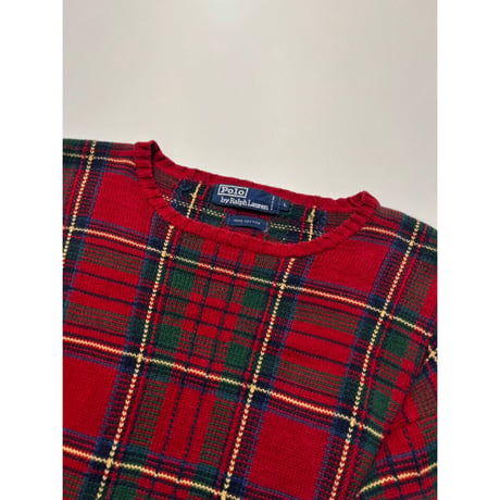90s Ralph Lauren COTTON KNIT  Size L