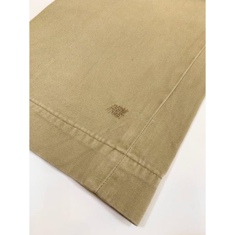 70s US ARMY KHAKI TROUSERS Size W34L31→W32L29 |