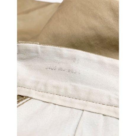 50s US ARMY KHAKI TROUSERS Size W31L29