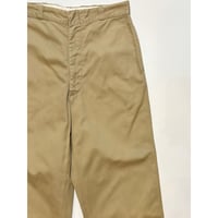 60s US ARMY KHAKI TROUSERS Size W33L33→W31L32