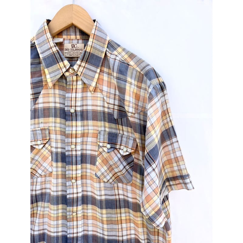70s DEE CEE S/S WESTERN SHIRT MADE IN USA 🇺🇸 Si