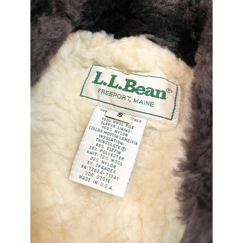 80s L.L.Bean G-1 TYPE LEATHER JACKET MADE IN US
