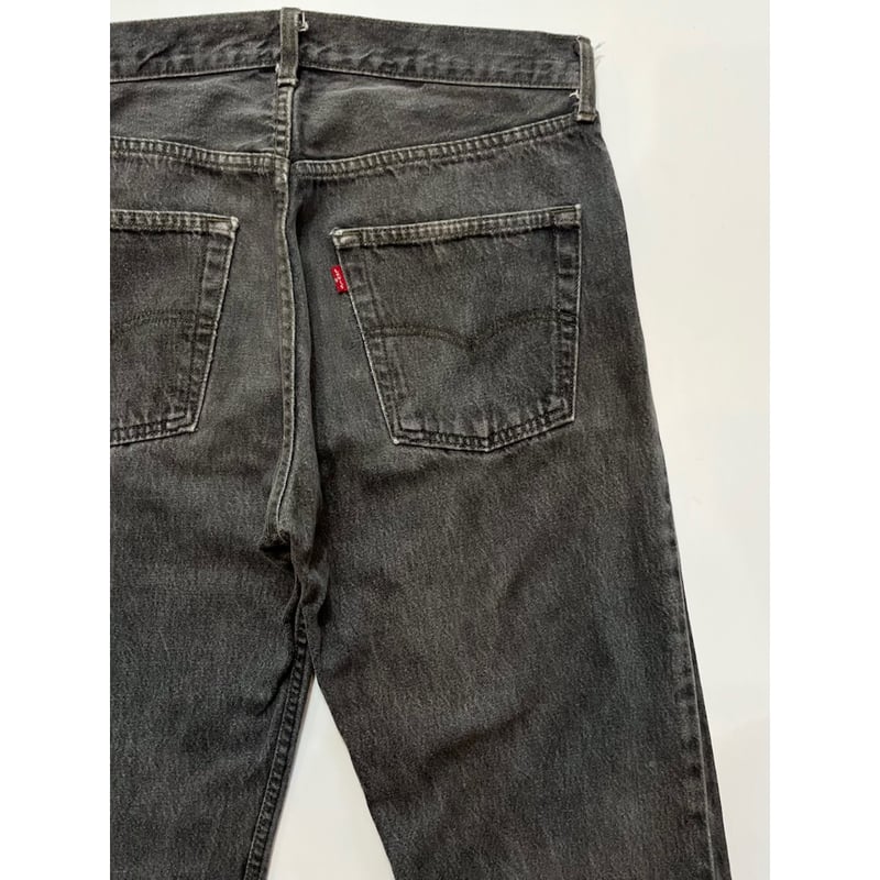 90s Levi's 501-0159 BLACK DENIM PANTS Size W34L