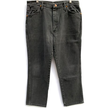 90s Wrangler BLACK DENIM PANTS MADE IN USA 🇺🇸 Size W36L30→W34L28