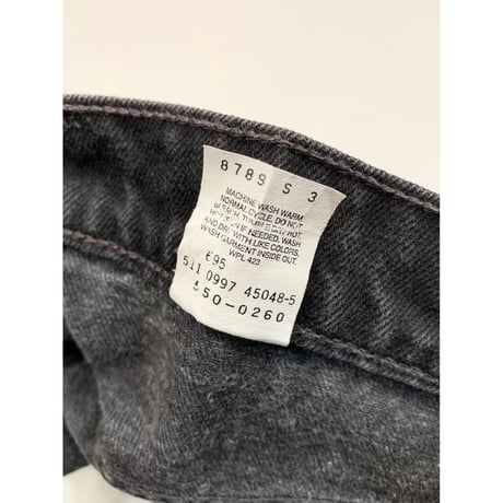90s Levi’s 550-0260 BLACK DENIM PANTS MADE IN USA 🇺🇸  Size W32L30→W31L29