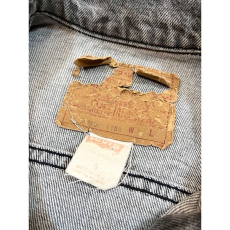 80s Levi’s 77930 BLACK DENIM JACKET MADE IN USA🇺🇸 Size S