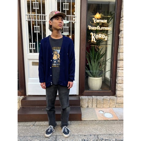 80s IZOD LACOSTE ACRLYIC CARDIGAN Size L