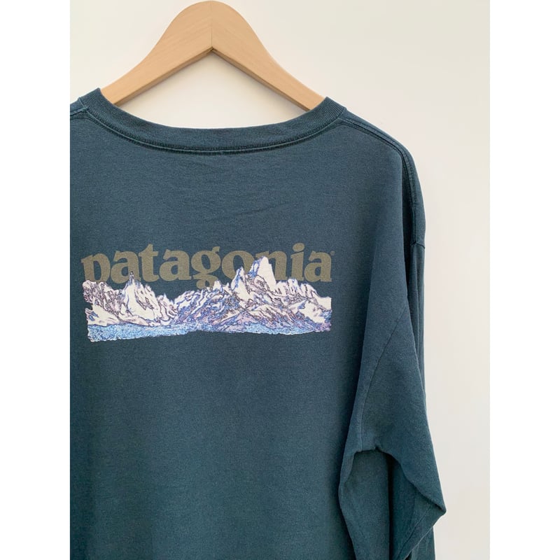 90s patagonia tシャツ　usa製　アメリカ製　L ブルー 90s patagonia tシャツ usa製 アメリカ製 L ブルー - メルカリ