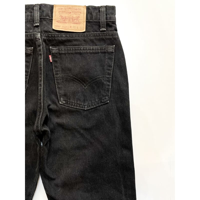 90s Levi's 505-0260 BLACK DENIM PANTS MADE IN U 90s Levi's 505-0260 BLACK DENIM PANTS MADE IN U