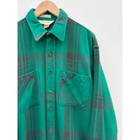 80s ST.JOHN'S BAY FLANNEL SHIRT MADE IN USA 🇺🇸 Size L