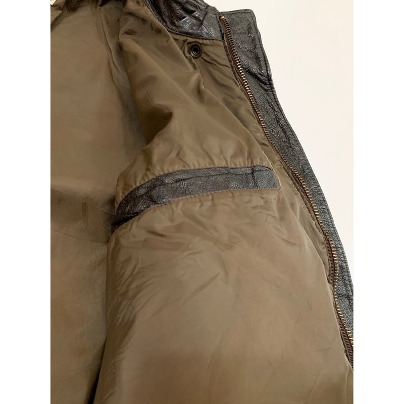 80s L.L.Bean A-2 TYPE LEATHER JACKET MADE IN US 80s L.L.Bean A-2 TYPE LEATHER JACKET MADE IN US