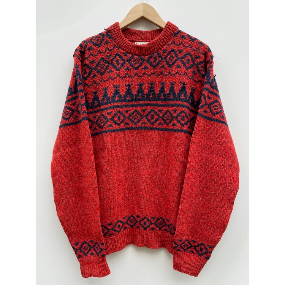 USA古着❗️L.L.Bean90sノルディック柄スコットランド製高品質 超美品 L.L.Bean - 90年代 L.L.Bean エルエルビーン ノルディック