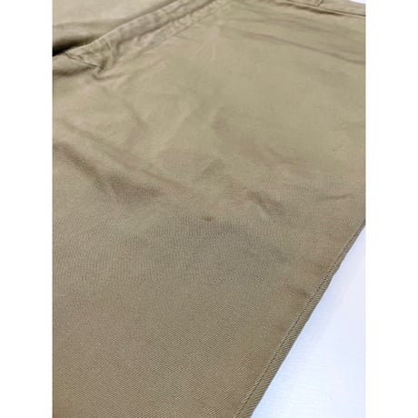 70s US ARMY KHAKI TROUSERS Size W36L32→W35L31