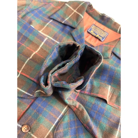 50s PENDLETON "Roos Bros" WOOL SHIRT MADE IN USA 🇺🇸 Size M