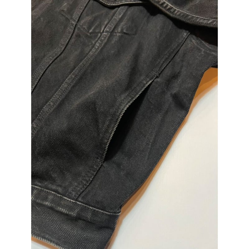 90s Levi's 70598-4159 BLACK DENIM JACKET Size X