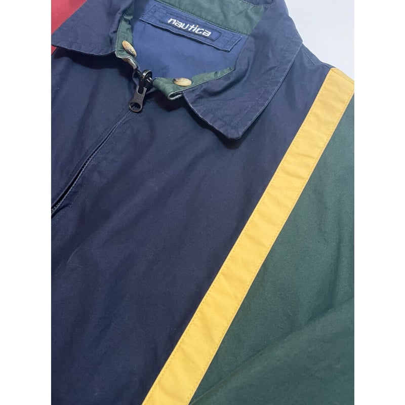【もも】90s nautica リバーシブル スイングトップブルゾン 90s NAUTICA 