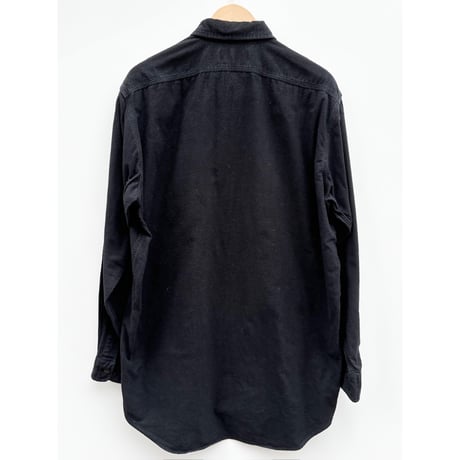 90s Ralph Lauren "BLACK" CHAMOIS CLOTH SHIRT Size M